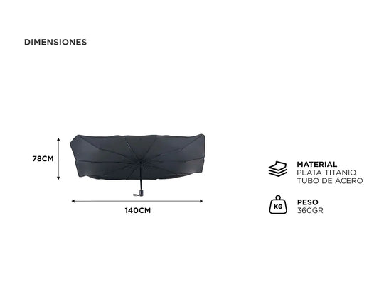 Parasol Retráctil Premium