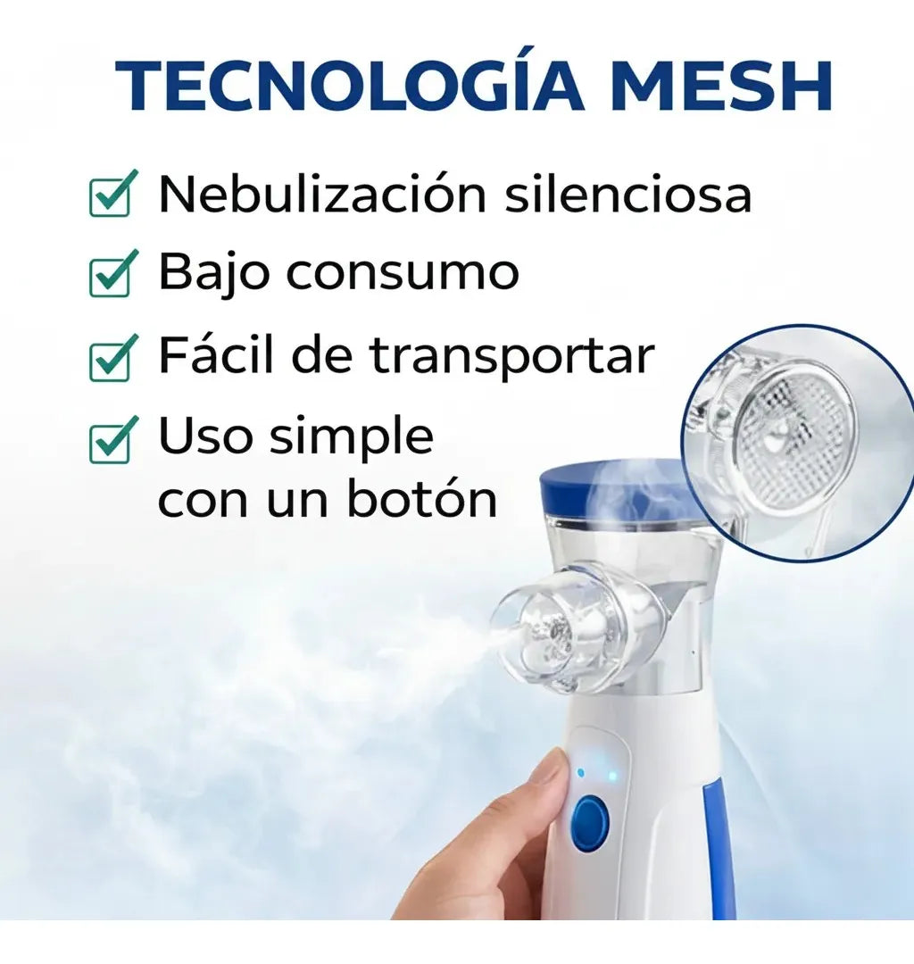 Nebulizador Portatil para Adulto y niños