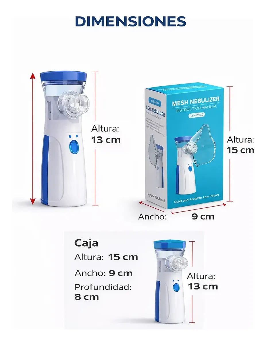 Nebulizador Portatil para Adulto y niños