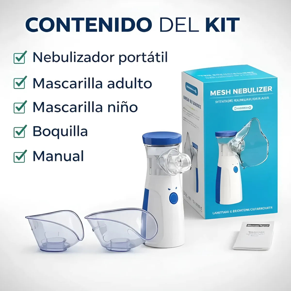 Nebulizador Portatil para Adulto y niños