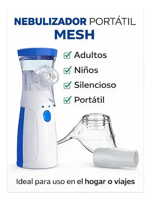 Nebulizador Portatil para Adulto y niños